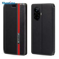 For OPPO Realme GT Neo 6 Case Fashion Multicolor Magnetic Closure Case Cover with Card Holder For Realme GT5 5G Realme GT5 240W