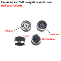 2pc car audio Car DVD navigation knob cover CD player volume switch Aluminum alloy potentiometer adjustment cap 20 23 26 30x13