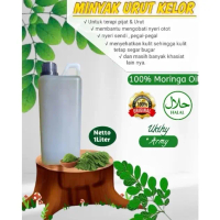 Minyak Oles Urut Pijat Oil 1 Liter Herbal Kelor Bidara Serai Wangi