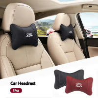 Bantal leher dan sokongan kepala untuk tempat duduk kereta, sesuai untuk Audi A1, A2, A3, A4, A5, A6
