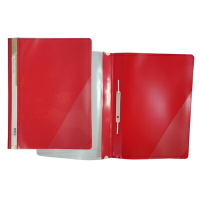 【文具通】LAN CHYN 連勤 PVC 商業夾 LW320 紅色 L1020034