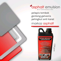 Aspal Cair Anti Rembes dan Bocor Asphalt Emulsion for Waterproofing 1 kg Hitam