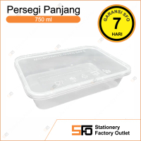 Thinwall Food Container Persegi Panjang 750 ml isi 25 pcs