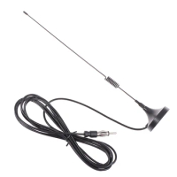 Car Signal Booster Antenna Auto Stereo Radio FM/AM Signal Aerial Magnetic Base
