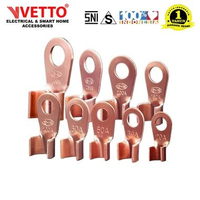VETTO Terminal Skun Kabel Tembaga CU Kuningan / Skun OT (1 Pcs) 30 A