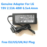 Genuine 19V 2.53A 48W DA-48F19 LCAP35 LCAP45 AC Adapter For LG 32 inch TV 32MB25VQ 32LF5800 LCD MONITOR Laptop Power Charger