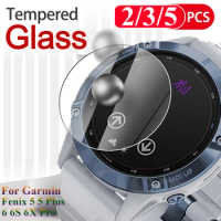 Protective Film Guard For Garmin Fenix 7 6 6S 6X Pro 5 5SPlus Sapphire HD Tempered Glass Screen Protector Smartwatch Accessories