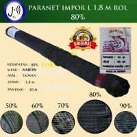 Paranet Marlin 80% Rol P 50 mx L 1,8 m/ shading net/ agronet/ jaring anti UV/ jaring peneduh/ jaring