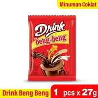 Beng Beng Drink 27gr harga ecer varian renceng / renteng Minuman Cokelat Coklat Drink tanpa free Pra