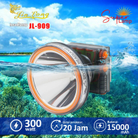 Senter Kepala Selam Waterproof Jinlong JL 909 300watt ABS Premium LED Laser Super Terang Recharge Ad