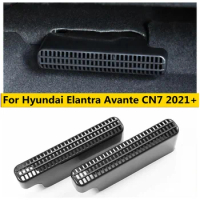 Seat AC Heater Floor Air Duct Grille Air Conditioning Vent Outlet Cover For Hyundai Elantra Avante CN7 2021 - 2023 Accessories