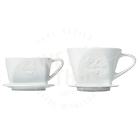 【Melitta】扇形濾杯 01 波佐見燒 陶瓷濾杯(單孔設計 1-2人份)