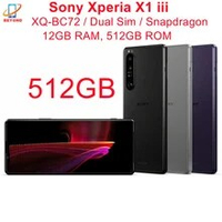 Sony Xperia 1 iii 1iii 5G XQ-BC72 Dual Sim 6.5" 512GB ROM 12GB RAM Snapdragon 888 Octa Core NFC Original 5G Android Cell Phone