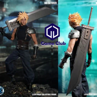SUPER DUCK SET059 1/6 Fantasy Cloud Strife Head Sculpt Cosplay Costume Weapon Accessory Set Fit 12in Male TBL M32 Action Figure