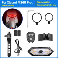 Turn Signal Lamp for Xiaomi M365 Pro 1S Pro2 for MI3 Electric Scooter Taillight USB Rechargable Smart Wireless Light Accessories