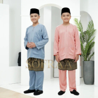On Sale size 6 to 11: Johor Melayu Boy's Shirt. Teluk Belanga Children's Melayu Shirt. Johor Sedondo
