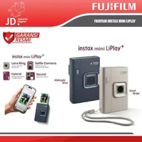 FUJIFILM Instax mini LiPlay+︎ / Liplay Plus Hybrid Instant Camera & Smartphone Printer STANDARD SAND