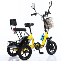 Ready to Ship Cheap China 2023 new made popular model electric passenger tricycle 3 wheel electric cargo bike passenger bike
