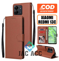 DOMPET HP PREMIUM UNTUK XIAOMI REDMI 13C NEW 2023 LEATHER FLIP CASE PREMIUM UNTUK XIAOMI REDMI 13C N