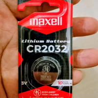 [ 1Biji ] Maxell Baterai Lithium CR2032 3V Durasi 10 Tahun Made in Japan untuk Remote Keyless Motor 