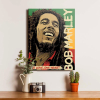 Bob Marley Rasta Poster Kayu Dekorasi Hiasan Pajangan Dinding Rumah