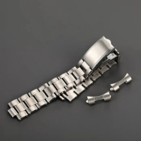 316L Stainless Steel 19mm 20mm Oyster Reviet Watch Strap Band Bracelet Fit For Old ROLX Watch