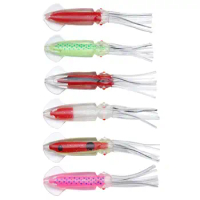 Saltwater Bait Lure Squid Soft Lures For Fishing 6pcs Soft Bait Fishing Lures Salt Water Fishing Bait Fishing Lure For Saltwater