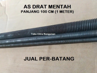 As drat mentah m 16 x 1 meter baut panjang long drat full drat 16 mm perbatang