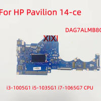 DAG7ALMB8C0 For HP Pavilion 14-ce TPN-Q207 Laptop Motherboard with i3-1005G1 i5-1035G1 i7-1065G7 CPU UMA L67082-601 100% Tested