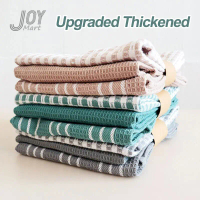 [Hot Sale!Upgraded Thick Material] JoyMart Multifunctional Tea Towel Cloth 3 Pack Kitchen Square Tow
