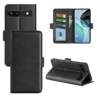 Case For Google Pixel 7A Leather Wallet Flip Cover Vintage Magnet Phone Case For Google Pixel 7A Coque