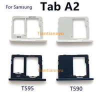 For Samsung GALAXY Tab A2 T595 T590 SM-T595C SM-T590C Sim Card MicroSD Holder Nano SIM Tray Slot Replacement Parts