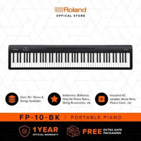 ROLAND Piano Portable FP-10 Piano Digital Hitam Black