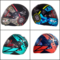 HELM KYT X-ROCKET MOTIF model ramping cocok buat anak tanggung