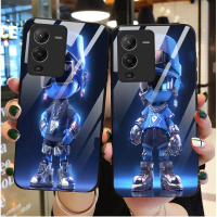 Sarung telefon kaca silikon untuk VIVO V25 Pro, 5G / S15 Pro / V25 5G / V25E / V23E 5G / V23E / V23 