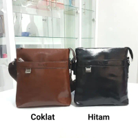 Tas Import Impor Selempang Slempang Pria Kantor Kerja Briefcase Kulit