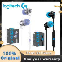 Logitech G333 Headset Gaming Berkabel In-Ear G333 dengan Mikrofon Tipe C untuk Gaming Laptop LOL Logitech G333 Gaming Berka