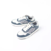 Dior Sepatu CHRISTIAN DIOR B27 OBLIQUE BEIGE WHITE GREY SNEAKER 100% ORIGINAL