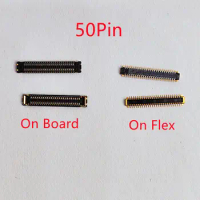 10Pcs 50pin LCD display FPC Connector Port Plug For Huawei Enjoy 8E Lite 8ELite Y5Lite Y5 Prime 2018 Honor Play 7 on board/cable