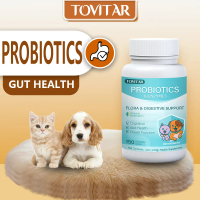 TOVITAR Probiotic Supplement for cats and dogs regulates intestinal digestive immune health