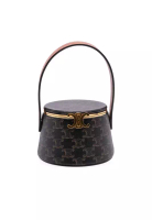 CELINE 二手 Celine Triomphe 塗層帆布 Triomphe Nina Minaudiere 包
