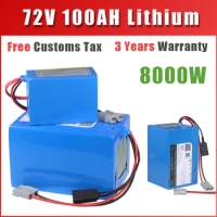 72V 100AH Electric Bike Scooter motorcycle lithium battery pack 72V 3000W 5000W 8000W Battery