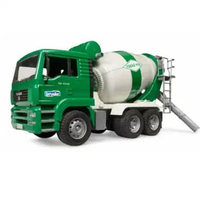 Bruder 2739 MAN TGA Cement - Mainan Miniatur Truk Molen Pengaduk Semen