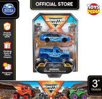 Mainan Monster Jam Monster Truck & Racecar Grave Digger