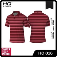 Baju Polo Shirt Swiss Tech Golf Polyester DriFit Premium Quality HQ#16 M Red