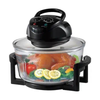 20L Transparent Airfryer 1500W Oven Baking LED Electric Deep Fryer Basket Cooking Fry Bread Machine Cooker Air Fryer