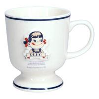 asdfkitty*不二家PEKO牛奶妹 復古喫茶 陶瓷馬克杯/咖啡杯-日本正版商品