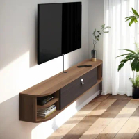 Pmnianhua Floating TV Stand,63'' Wall Mounted Under TV Shelf,Modern TV Console, TV Cabinet, Enterta