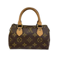 二手品 七五成新LOUIS VUITTON路易威登經典老花speedy NANO手提包