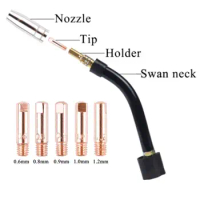 Durable Soldering Accessories Euro Style Replace Part For MB-15AK 14AK MIG/MAG Gas Nozzle Welding Torch Contact Tip